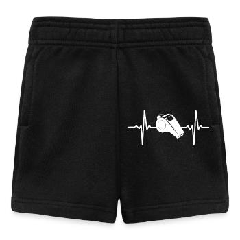 Arbitre Heartbeat Soccer Handball Basketball - Short Bébé - noir - Devant