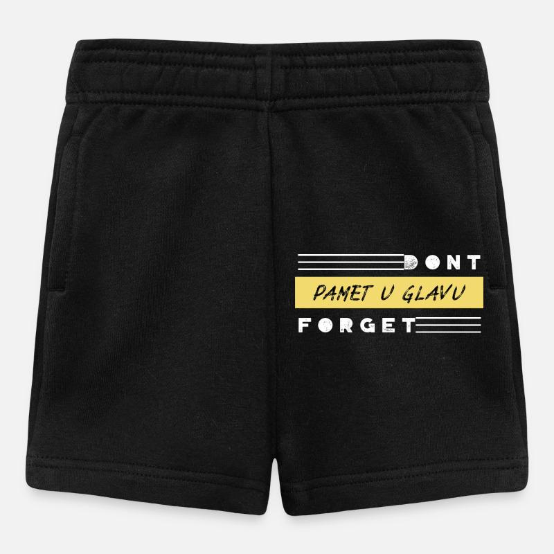 N’OUBLIEZ PAS PAMET U GLAVU - Short Bébé - noir