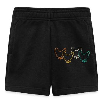 Chickens Hen - Baby Shorts - black - Front
