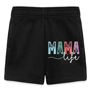 Mama Life - Baby Shorts - Schwarz - Vorne