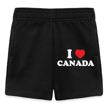 I Love (Heart) Canada - Short Bébé - noir - Devant