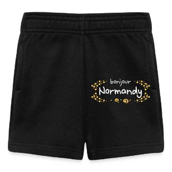Normandie französische Region - Baby Shorts - Schwarz - Vorne