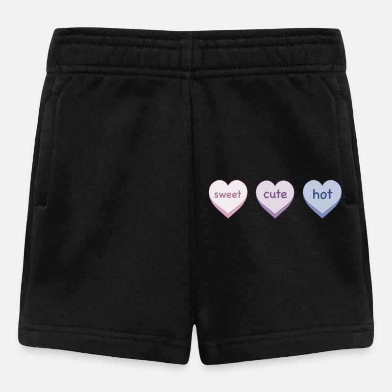 Süß süß heiß - Baby Shorts - Schwarz