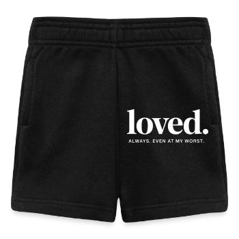 J’ai toujours aimé même le pire des chrétiens - Short Bébé - noir - Devant