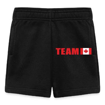 Support-Team Kanada - Baby Shorts - Schwarz - Vorne
