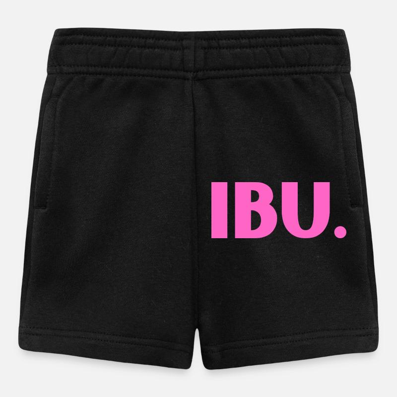 INDONET Ibu - Short Bébé - noir