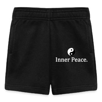 Yin et Yang Paix intérieure Paix intérieure - Short Bébé - noir - Devant