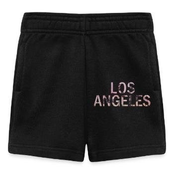 Los Angeles Schriftzug - Baby Shorts - Schwarz - Vorne