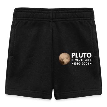 Vergiss niemals Pluto I. - Baby Shorts - Schwarz - Vorne
