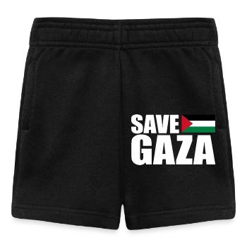 Save gaza - Short Bébé - noir - Devant