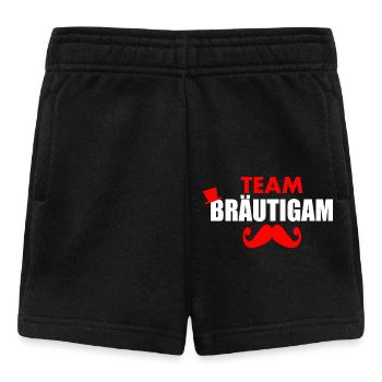 Team bräutigam - Baby Shorts - Schwarz - Vorne