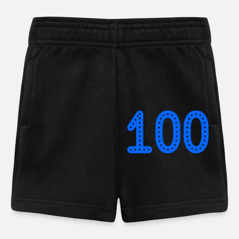 100 ANS. 100e ANNIVERSAIRE. ANNIVERSAIRE 100 ANS. - Short Bébé - noir