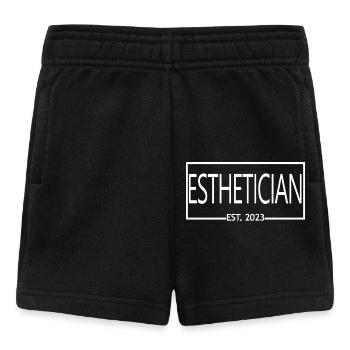 Esthéticienne Est. 2023 Fier Cadeau Esthéticienne - Short Bébé - noir - Devant