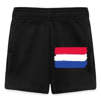 Drapeau hollandais utilisé look - Short Bébé - noir - Devant