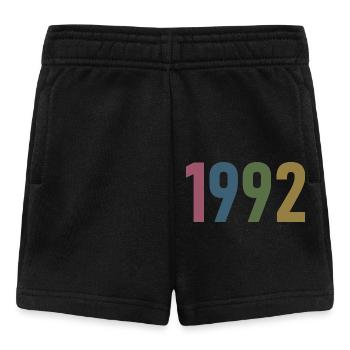 Année 1992, 30 ans, cadeau de 30e anniversaire - Short Bébé - noir - Devant