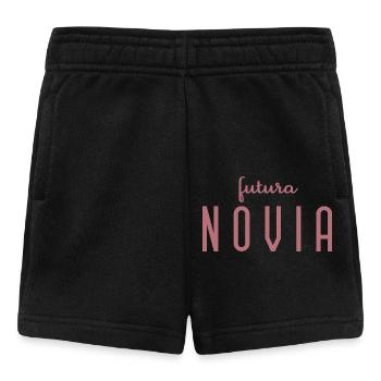 Futura Novia Engagement Bridal Shower Wedding - Baby Shorts - black - Front