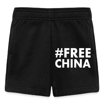 Free china - Short Bébé - noir - Devant