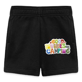 Bonnes vibrations Camping - Short Bébé - noir - Devant