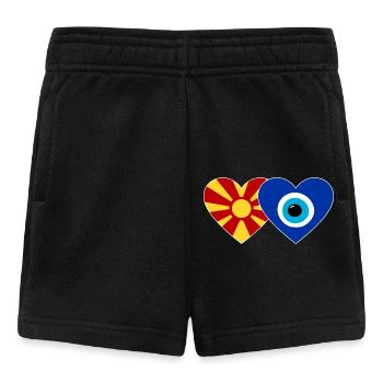 Macédoine Nazar Pearl Flag - Short Bébé - noir - Devant