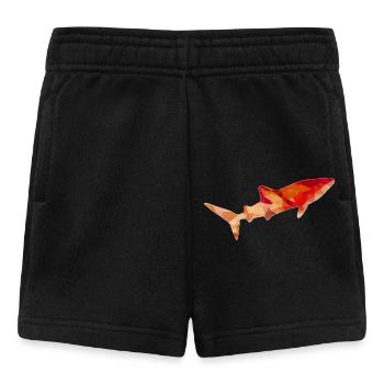 Whale shark red gold - Baby Shorts - black - Front