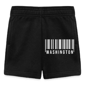 Code-barres de Washington - Short Bébé - noir - Devant