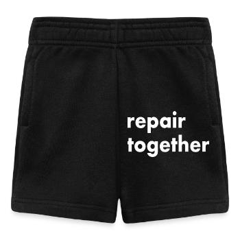 repair together - Baby Shorts - Schwarz - Vorne