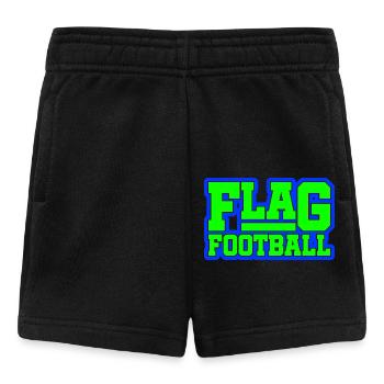 Flag Football Spielerinnen und Spieler - Baby Shorts - Schwarz - Vorne