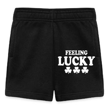 feeling lucky - Baby Shorts - black - Front