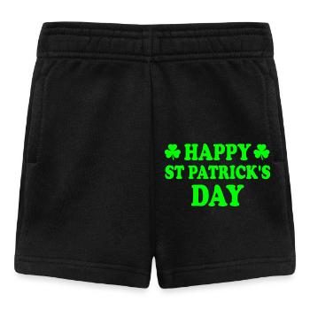 happy st patrick's day - Baby Shorts - black - Front