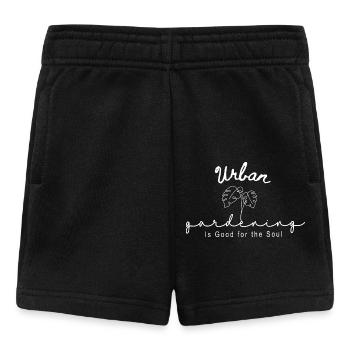 Urban gardening Städte bepflanzen Gemüsegruppe - Baby Shorts - Schwarz - Vorne