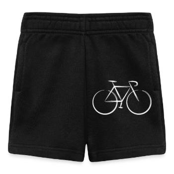 Striche 12 - Baby Shorts - Schwarz - Vorne