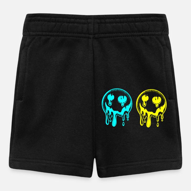 Soleil, Drôle, Drôle, Soleil, Drôle, Été - Short Bébé - noir