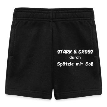 Stark & Groß avec spätzle en sauce - Short Bébé - noir - Devant