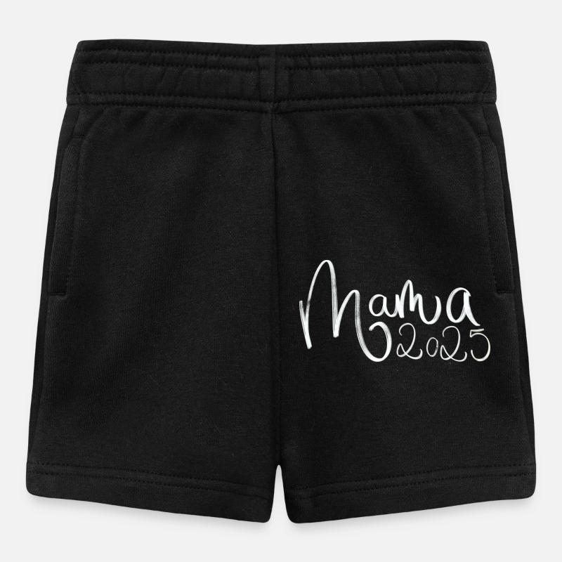 Maman 2025 - Short Bébé - noir