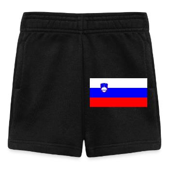 Slowenien - Baby Shorts - Schwarz - Vorne