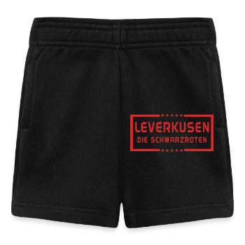Leverkusen : les Noir et les Rouges - Short Bébé - noir - Devant