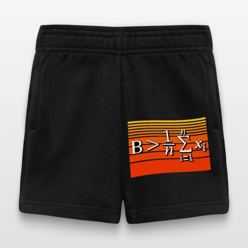 Math Pun – Be Greater Than Average Baby Shorts