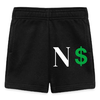 Lettre n dollar - Short Bébé - noir - Devant