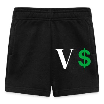 Lettre v dollar - Short Bébé - noir - Devant