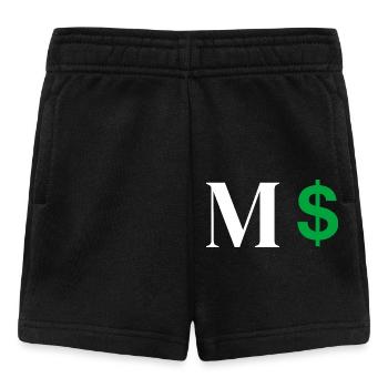 Lettre m dollar - Short Bébé - noir - Devant