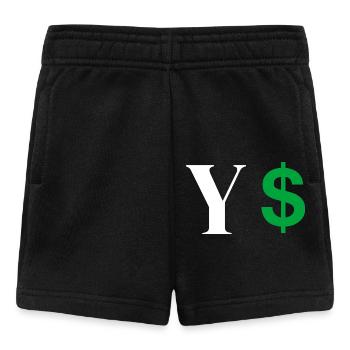 Lettre y dollar - Short Bébé - noir - Devant