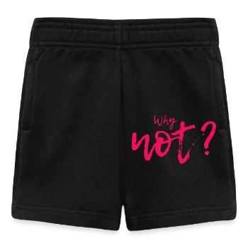 WARUM NICHT? - Baby Shorts - Schwarz - Vorne
