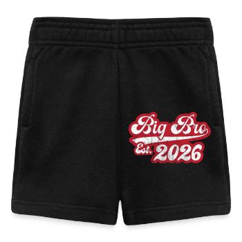 Big Bro Est 2026 - Baby Shorts - black - Front
