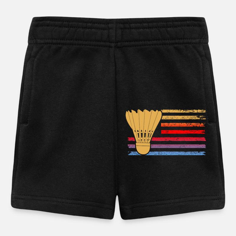 Federball Badminton - Short Bébé - noir