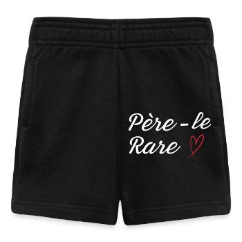 Seltene Perle Papa - Papa Geschenkidee - Baby Shorts - Schwarz - Vorne