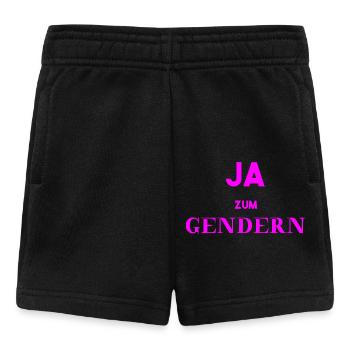 Yes to Gendering Gift Idea Pro Gendering Feminism - Baby Shorts - black - Front