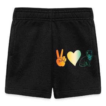 Border Collie - Baby Shorts - Schwarz - Vorne