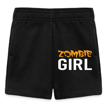 Zombie Girl - Halloween - Hexe - Kürbis - Horror - Baby Shorts - Schwarz - Vorne