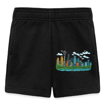 Ville de Seattle - Short Bébé - noir - Devant