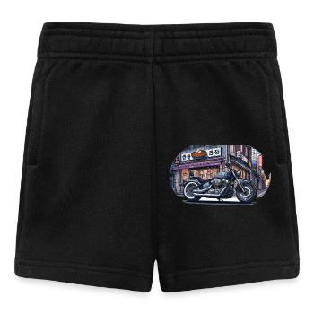 鉄鬼 Tekki Chopper - Baby Shorts - Schwarz - Vorne